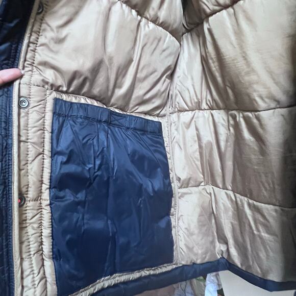 Abercrombie & Fitch Ultra Puffer Insulated Waterproof Hooded Men's M Navy Blue - Picture 7 of 12